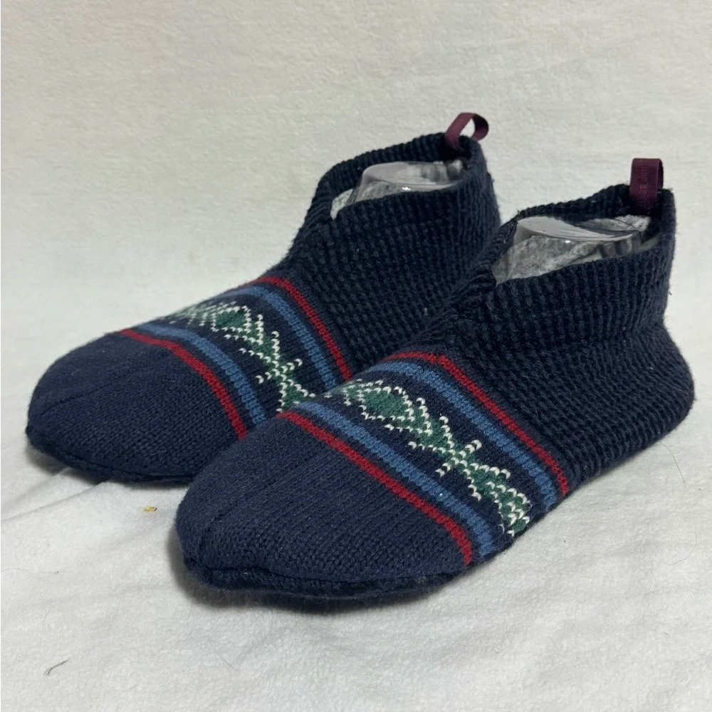 Bombas Fair Isle Gripper Slipper Size Mens Large 10-12.5 - Picture 7 of 11